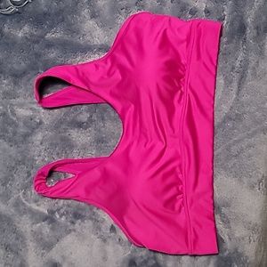 Pink Sports Bra